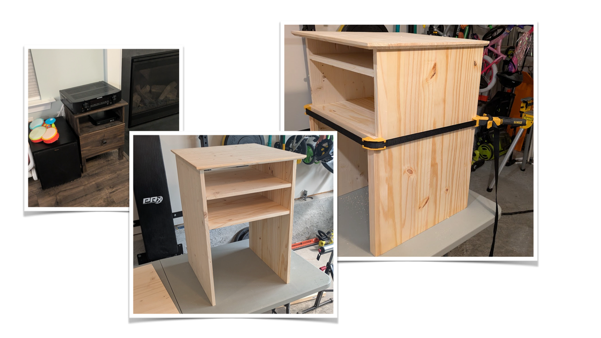 Project Log: One-day Stereo Cabinet