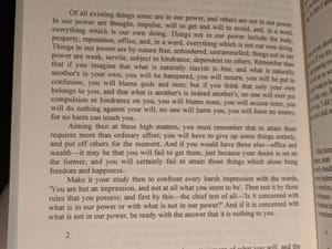 Enchiridion, Section 1